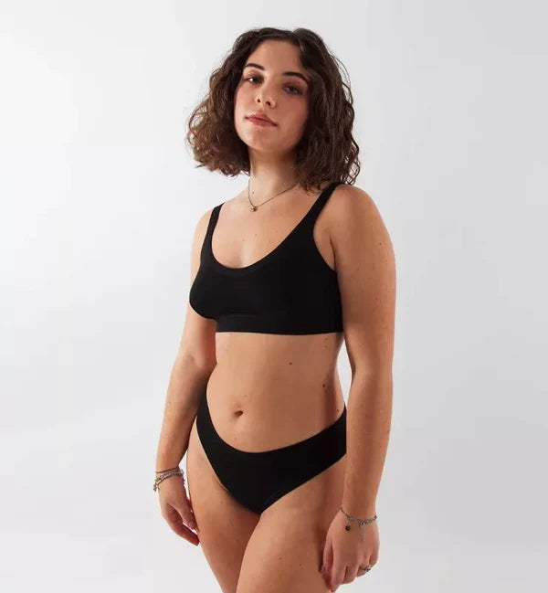 Casagin -  Bralette in tessuto naturale