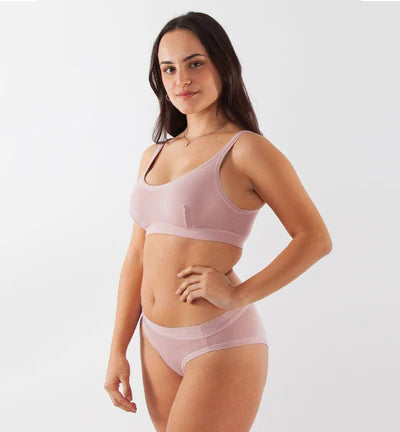 Casagin -  Bralette in tessuto naturale